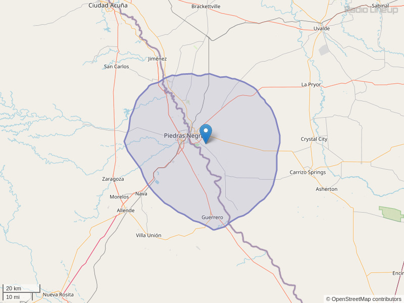KEPX-FM Coverage Map