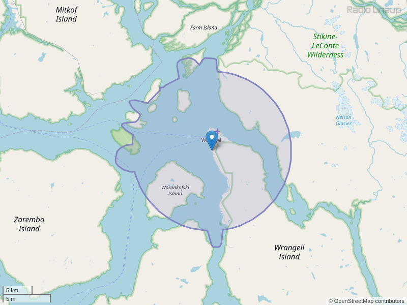 KSTK-FM Coverage Map
