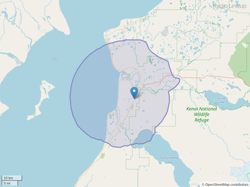 KFSE-FM Coverage Map