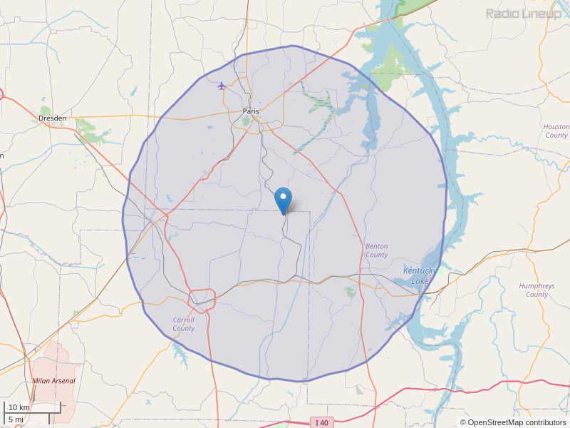 WHNY-FM Coverage Map